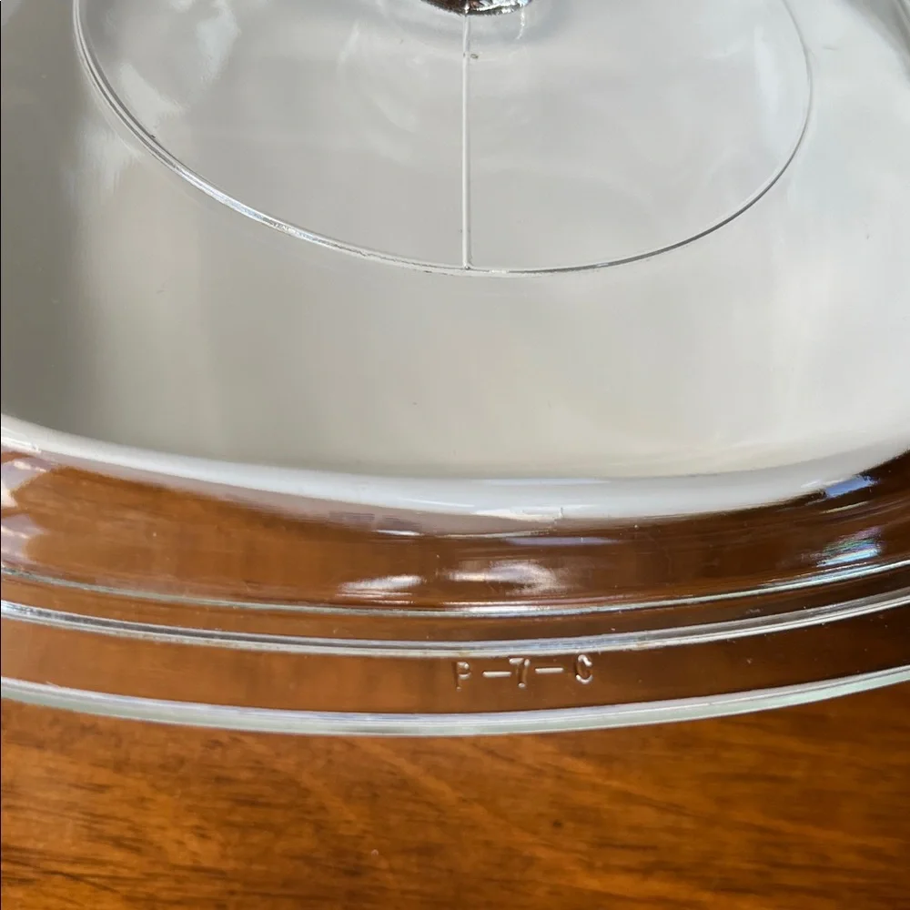 Corningware Casserole Dish P-1-B & Glass Lid 1 Qt Blue Cornflower